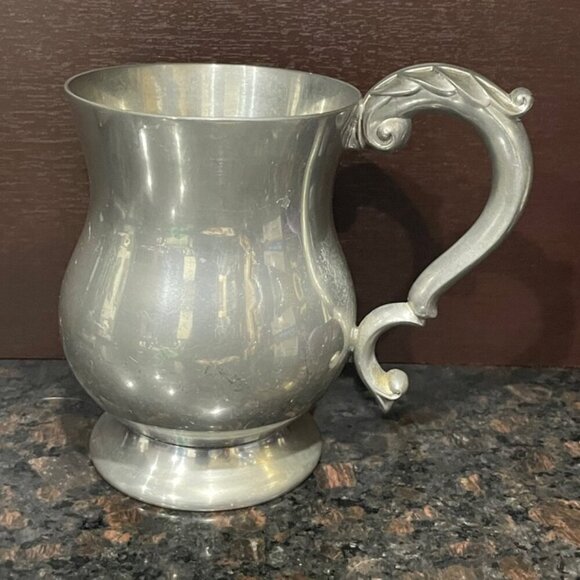 VINTAGE ENGLISH PEWTER MUG MADE IN ENGLAND - Picture 7 of 15